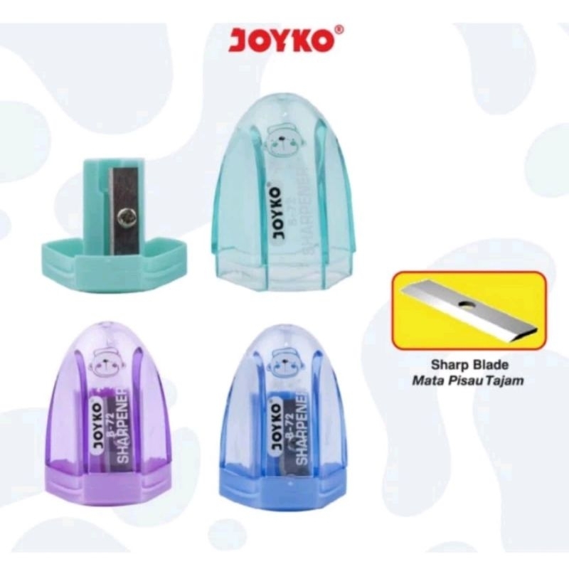 

rautan serutan sharpener pensil joyko B 72 per pcs