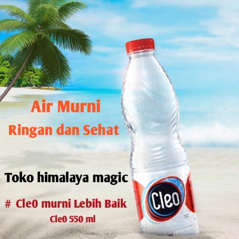 

Cle0 Air Murni 550 ml Perpak 24 botol