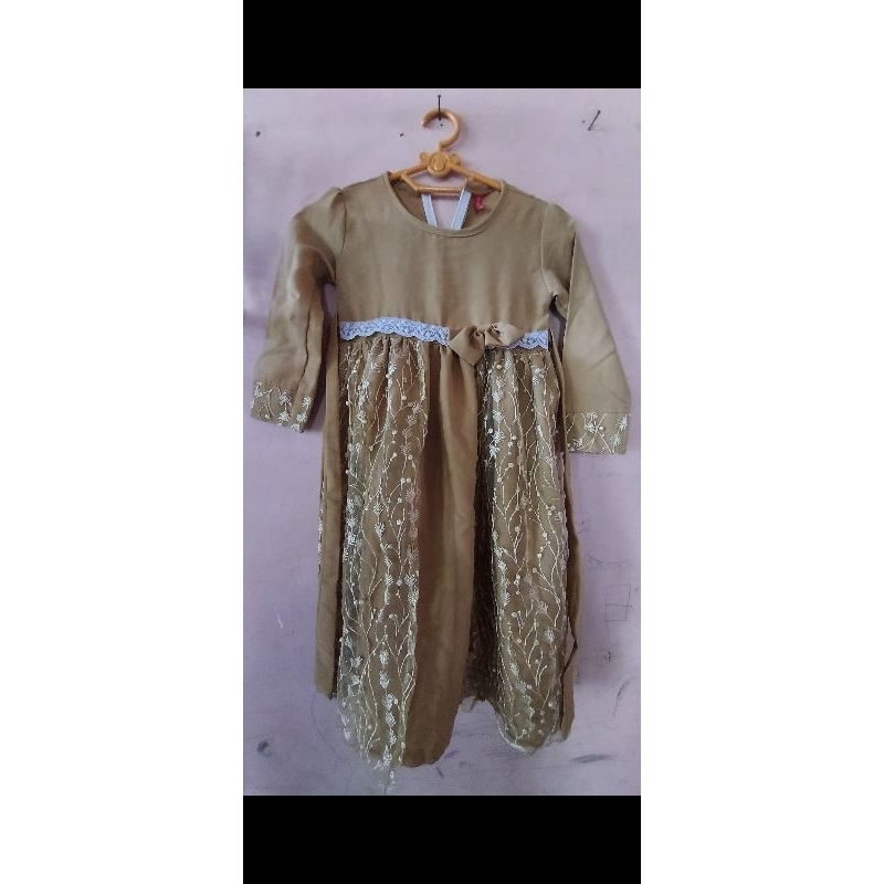 Baju Muslim anak perempuan / dress anak muslim cewek Preloved