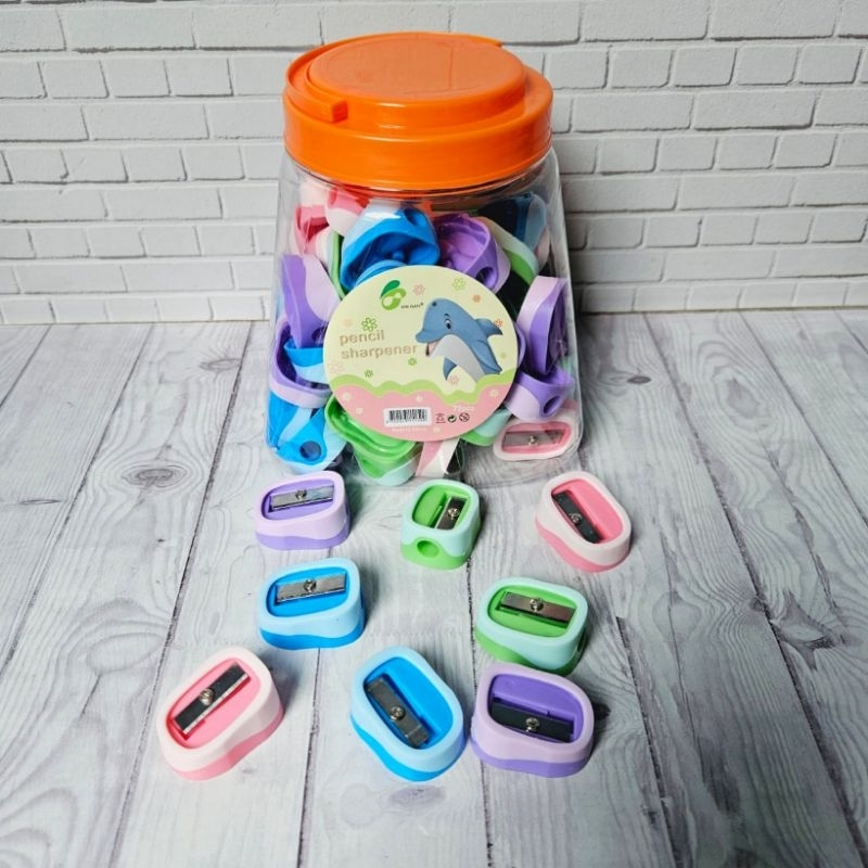 

serutan rautan pencil toples dolphin per pcs