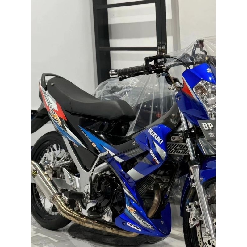 Striping Lis sticker standar ORI Suzuki satria f cbu 2005 stiker satria fu 2005