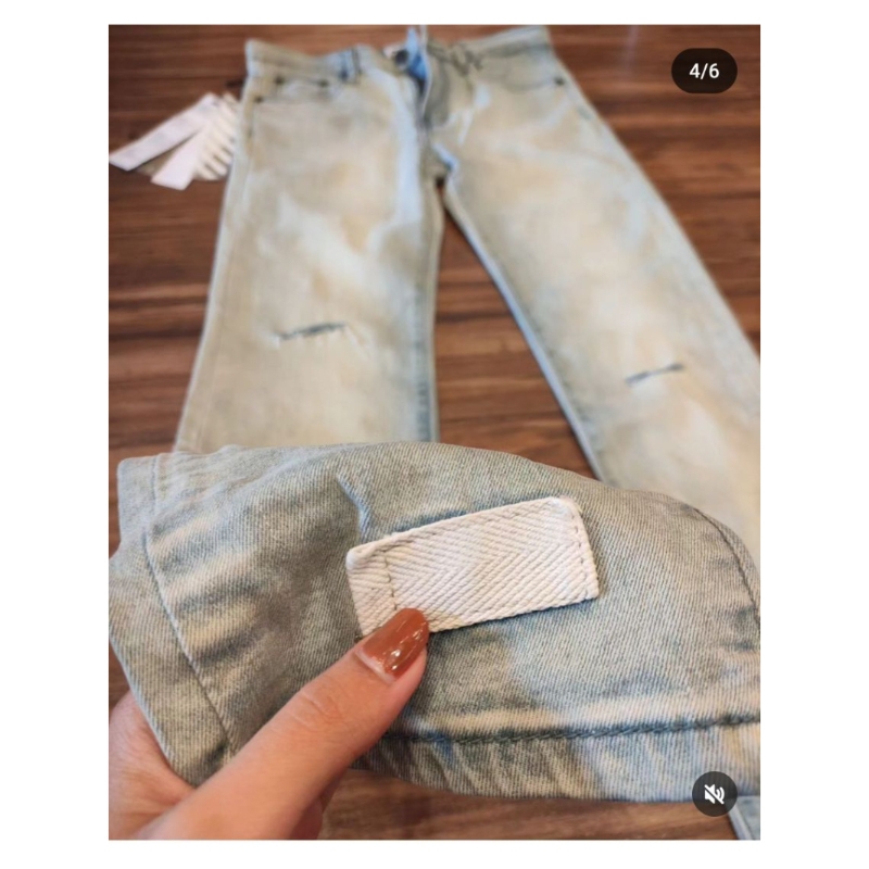 celana jeans off white premium