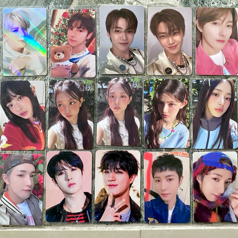 READY STOCK OFFICIAL PC NCT jeno kms qr Renjun bunga pob ktown karina bando starriver minji hanni ha