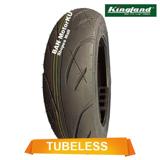 Kingland King Tiger ukuran 110/90-12 Matic Tubeless Ban Motor Scoopy R12 / Freego