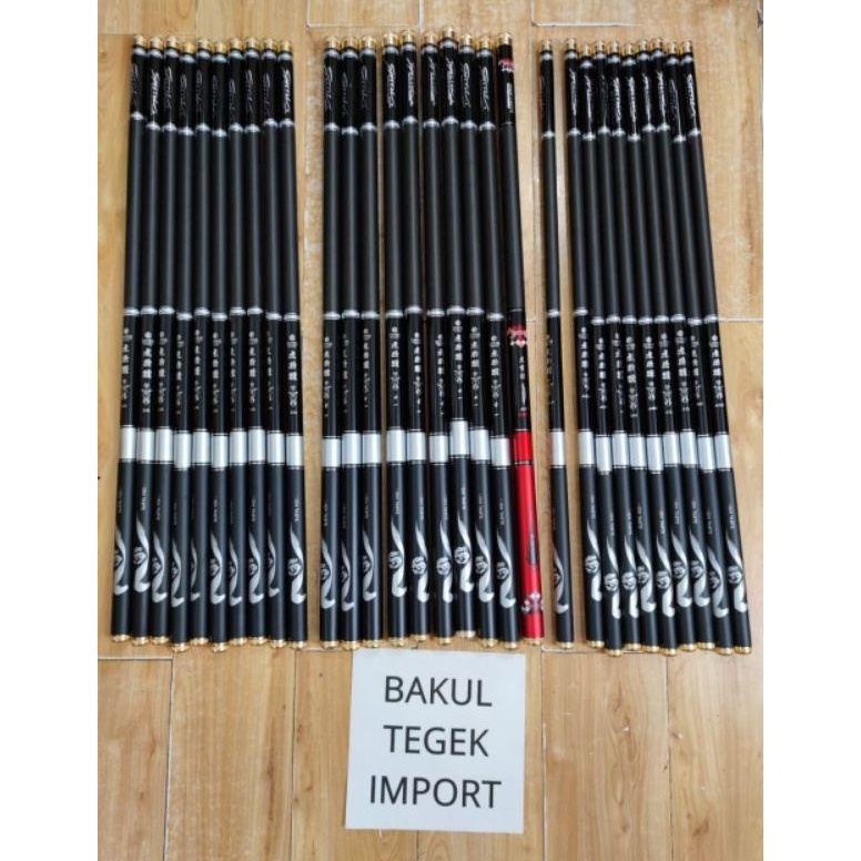 Harga Bersahabat tegek hubenjiang taiwan dan tegek specials import taiwan kaku pucukan solid carbon 