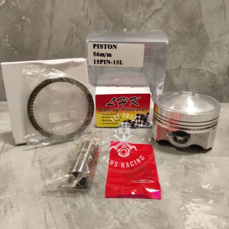 Piston LHK 56mm pen 15 ,Set ring piston seher LHK Thailand