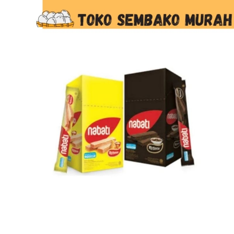 

NABATI WAFER BOX RICHEESE ROCHOCO BOX WAFER KEJU COKELAT COKLAT | SEMBAKO MURAH