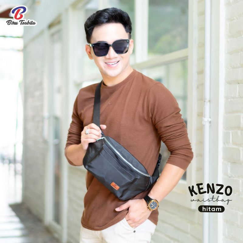 Tas Cowok Khenzoo waistbag By Biru tsabita