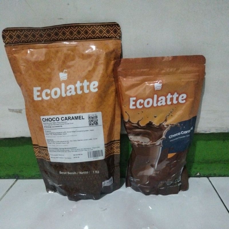 

BUBUK MINUMAN ANEKA RASA ECOLATTE RASA CHOCO CARAMEL (EX CHO' LATTE)