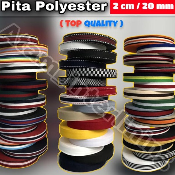 

Harga Murah Pita polyester 2cm 2mm Webbing Tape Pita Motif Bintik Polos Grossgrain 2cm Pita List Pita Dekorasi Pita untuk kalung Kucing Pita list Tas celana Sepatu baju 2cm Pita Polyester Roll Pita 2cm Pita Hitam Putih Merah Kuning Hija