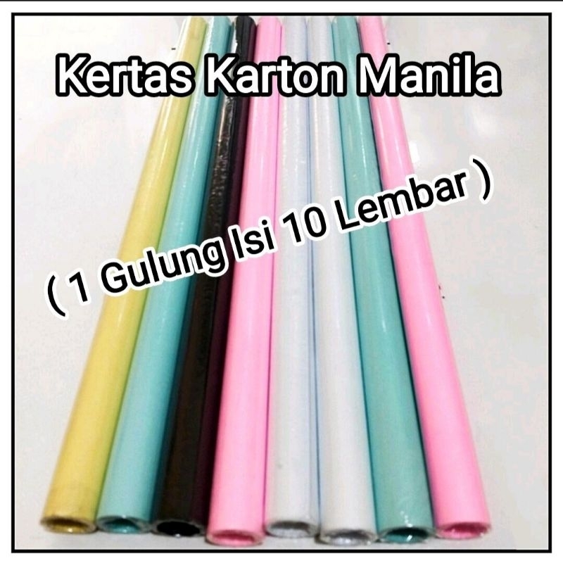 

1 Lembar Karton Manila Warna - Warni