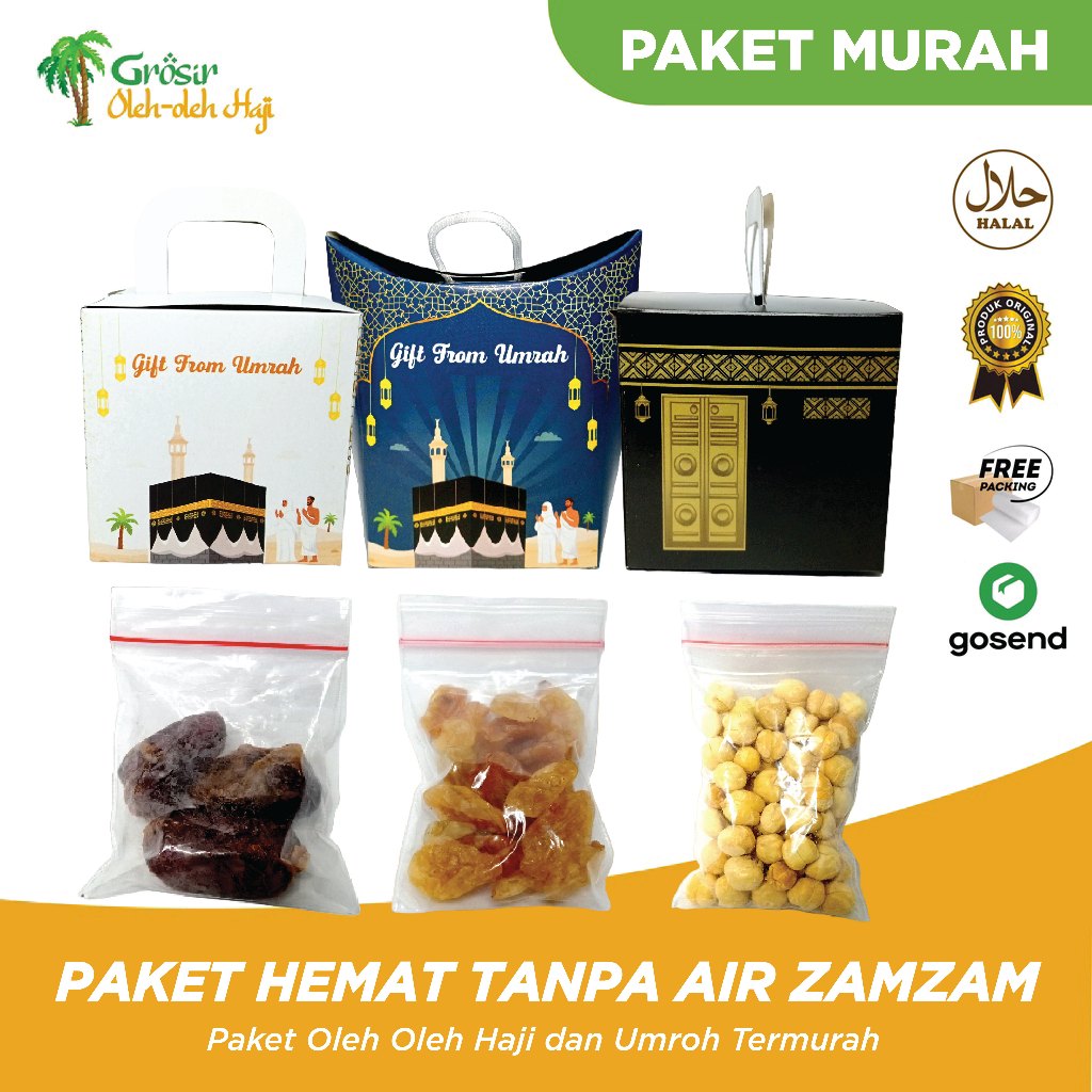 

Oleh Oleh Haji - Tanpa Air Zamzam | Paket Oleh Oleh Umroh Termurah