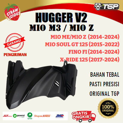 Aksesoris Variasi Hugger Spakbor Kolong Yamaha Mio M3/Mio Z/Mio Soul GT Blue Core X Ride Fino 125 Or