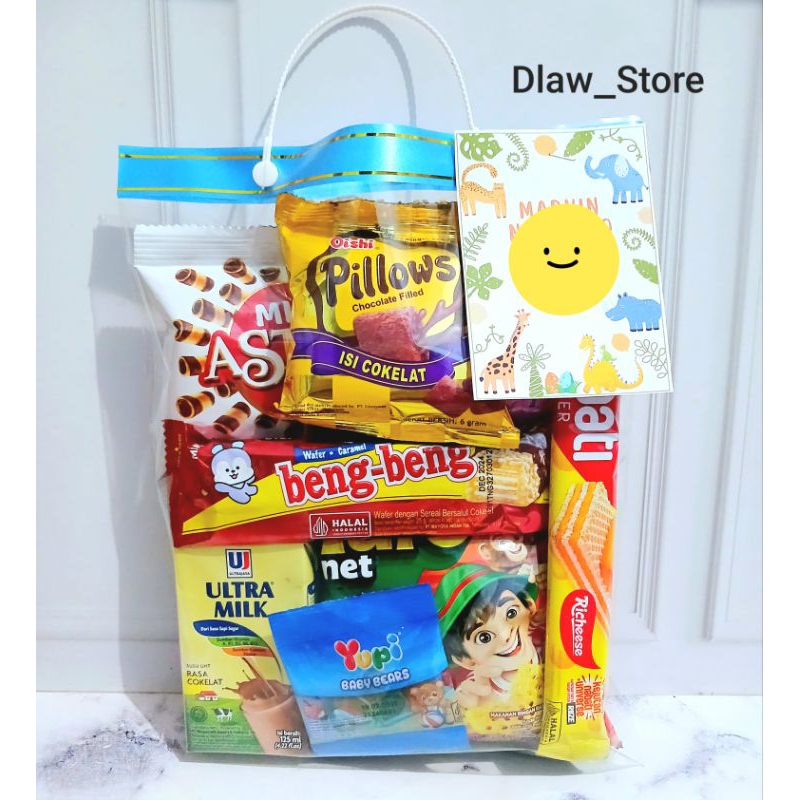 

Paket Snack Ulang Tahun Anak Praktis Dan Elegan Hampers Ulang Tahun