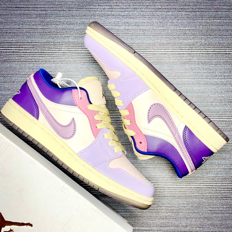 AJ1 Low Pastel Purple 100% Original Material