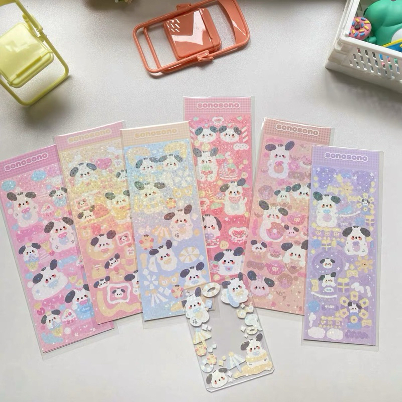 

sticker sono sono glitter confetti deco photocard korean readystock B502