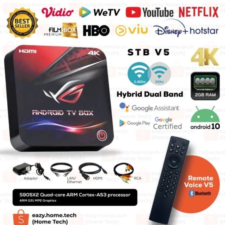 KODE W5S STB Android TV Box V5 Root Unlock Open ALL Channel TV Netflix Certified