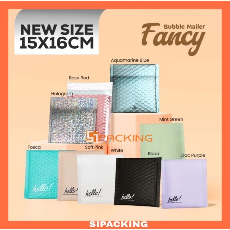 

AMPLOP BUBBLE MAILER 15X13 BUBBLE WRAP ENVELOPE GREEN PINK BLACK WHITE TOSCA BLUE PURPLE RUSFET 15X16