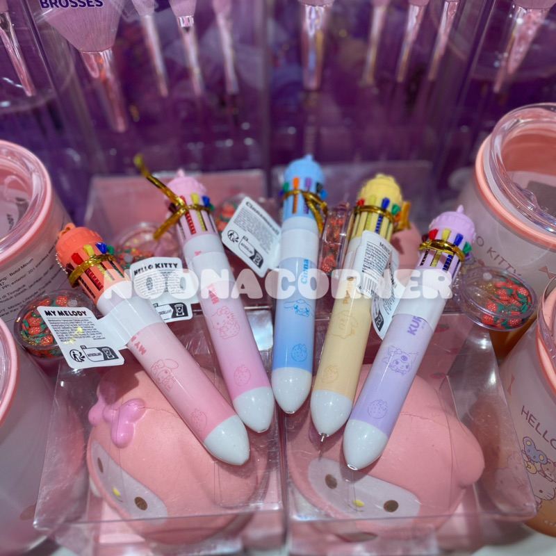 

Miniso x Sanrio ‼️ Ballpoint Pen 10 Colors / Pulpen Gel Sanrio Strawberry Collections