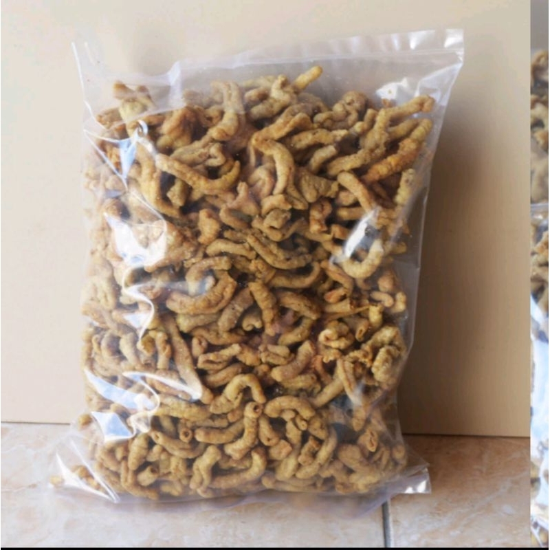 

keripik usus ayam seper 1 kg gurih renyah enak
