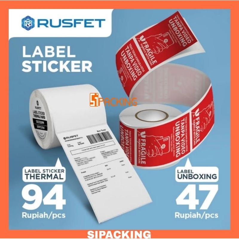 

LABEL STIKER THERMAL 10X15 KERTAS ROLL PRINTER RESI TERMAL STICKER 100X150 ROLL 500PCS 300PCS 200PCS