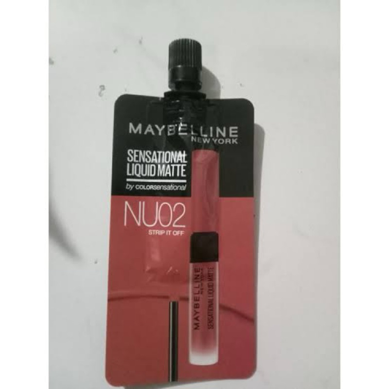 MAYBELLINE Sensational Liquid Matte Sachet nu02