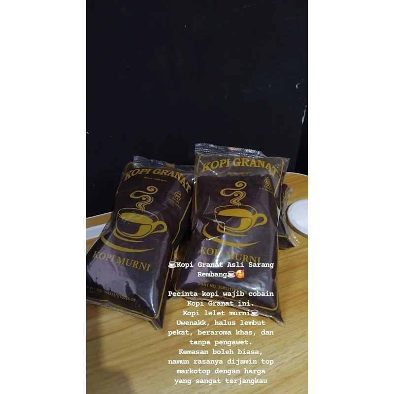 

Kopi Granat 200gram