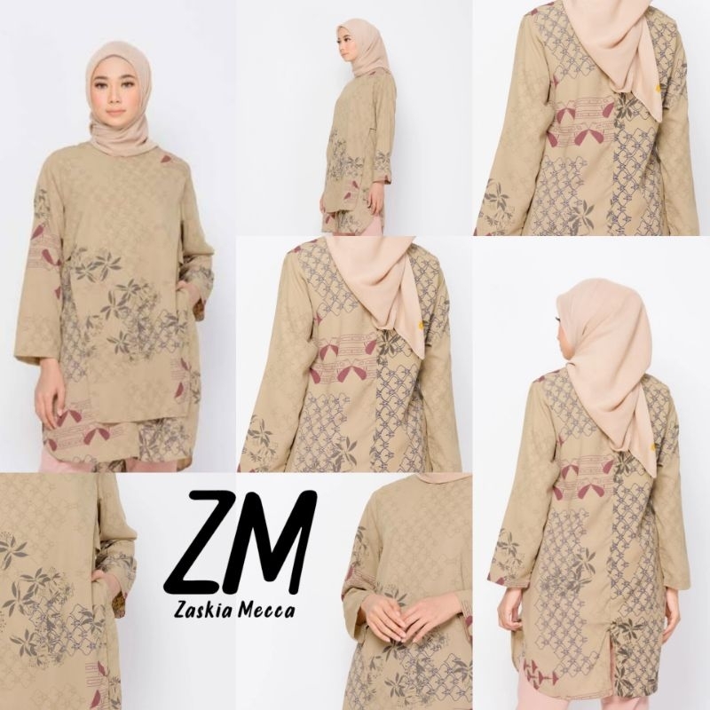 ZM zaskia mecca - gina emerald tunik - jelita indonesia