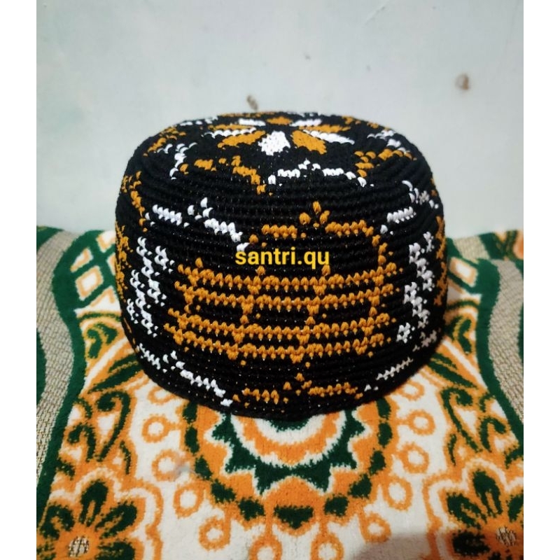 kopiah rajut/ kopyah tinggi 11cm