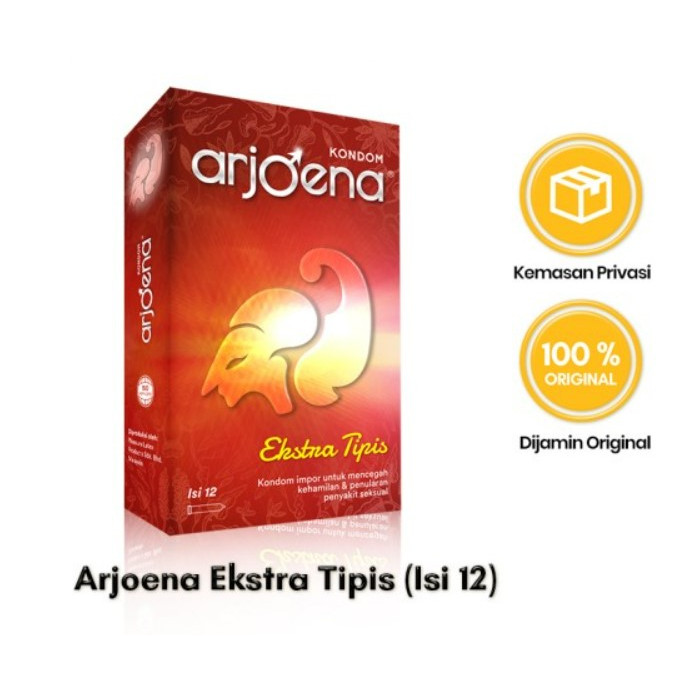 Kondom Arjoena Ekstra Tipis - Isi 12 Asli Original sekelas kondom sutra kondom durex kondom fiesta