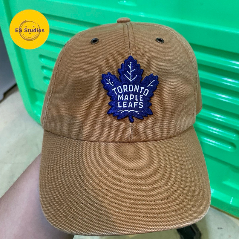 Topi NHL Toronto Maple Leafs Caps 47 Brand X Carhartt Brown Hat Preloved