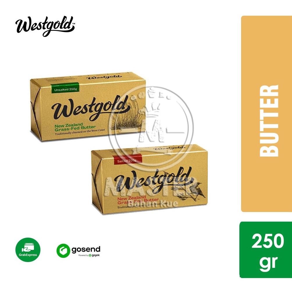

Ready Stock Mentega Westgold Butter Grass Fed Butter Lebih Creamy KHUSUS INSTANT F79