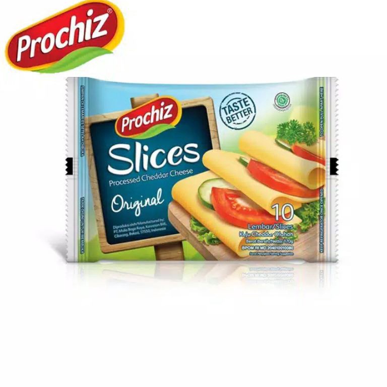 

wdTerbaru Slices Prochiz 1 lembar Cheddar Y35