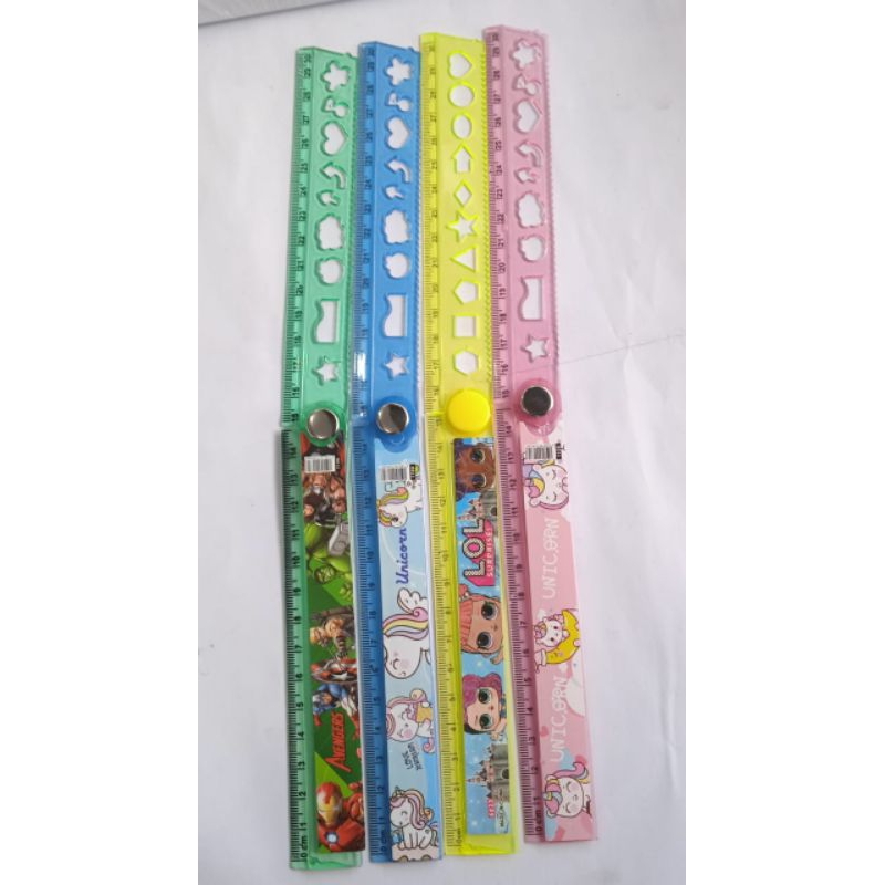 

Penggaris Lipat 30 cm, Penggaris Lipat Lucu