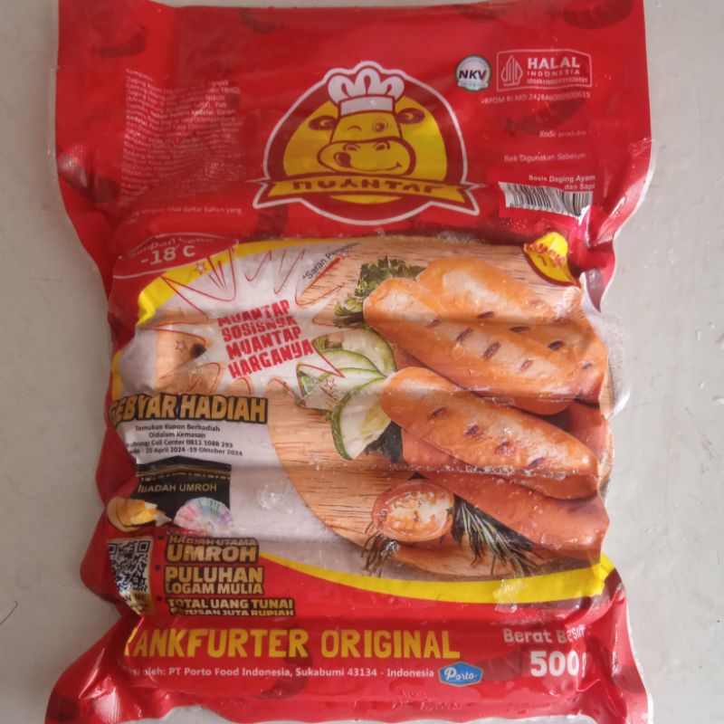 

Sosis sapi muantap jumbo isi 7pcs 500gram