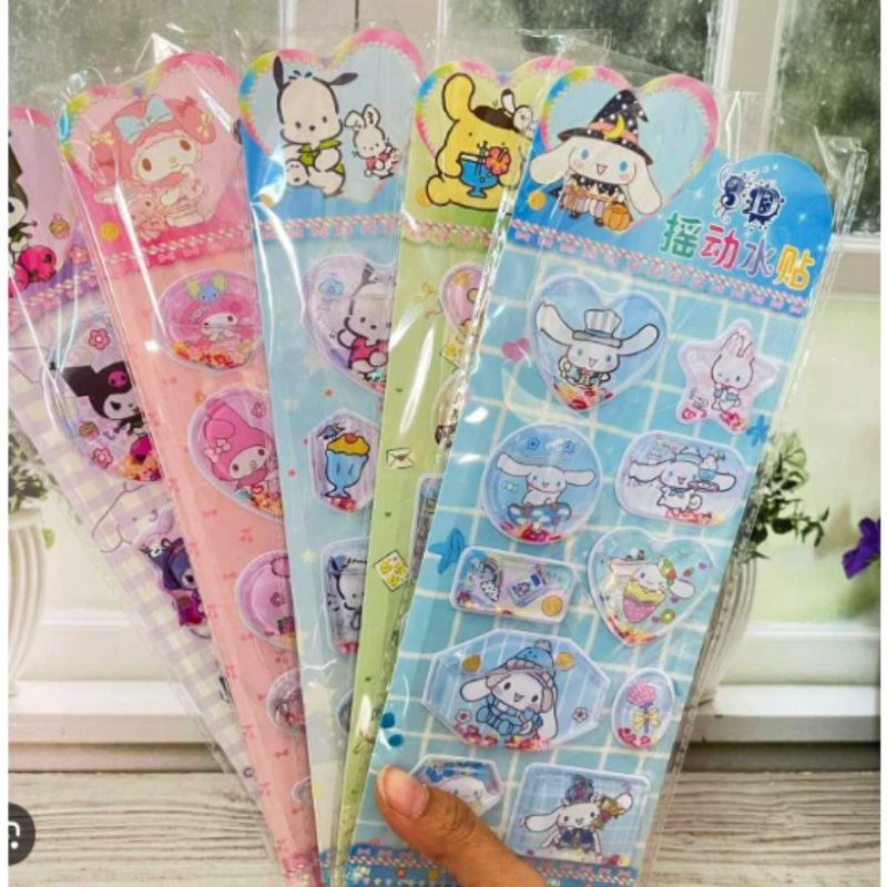 

Sticker 3D Sanrio Water Seal/ Stiker Timbul Air
