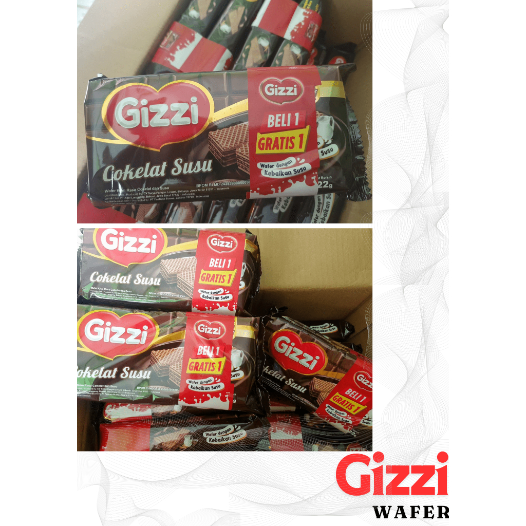 

BELI 1 GRATIS 1Wafer Gizzi 22gr