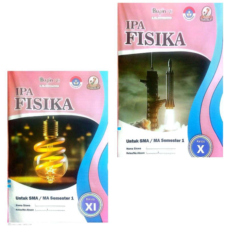 BUKU LKS SMA MA IPA FISIKA KELAS 10 11 KURIKULUM MERDEKA SEMESTER 1 GANJIL | BUPIN