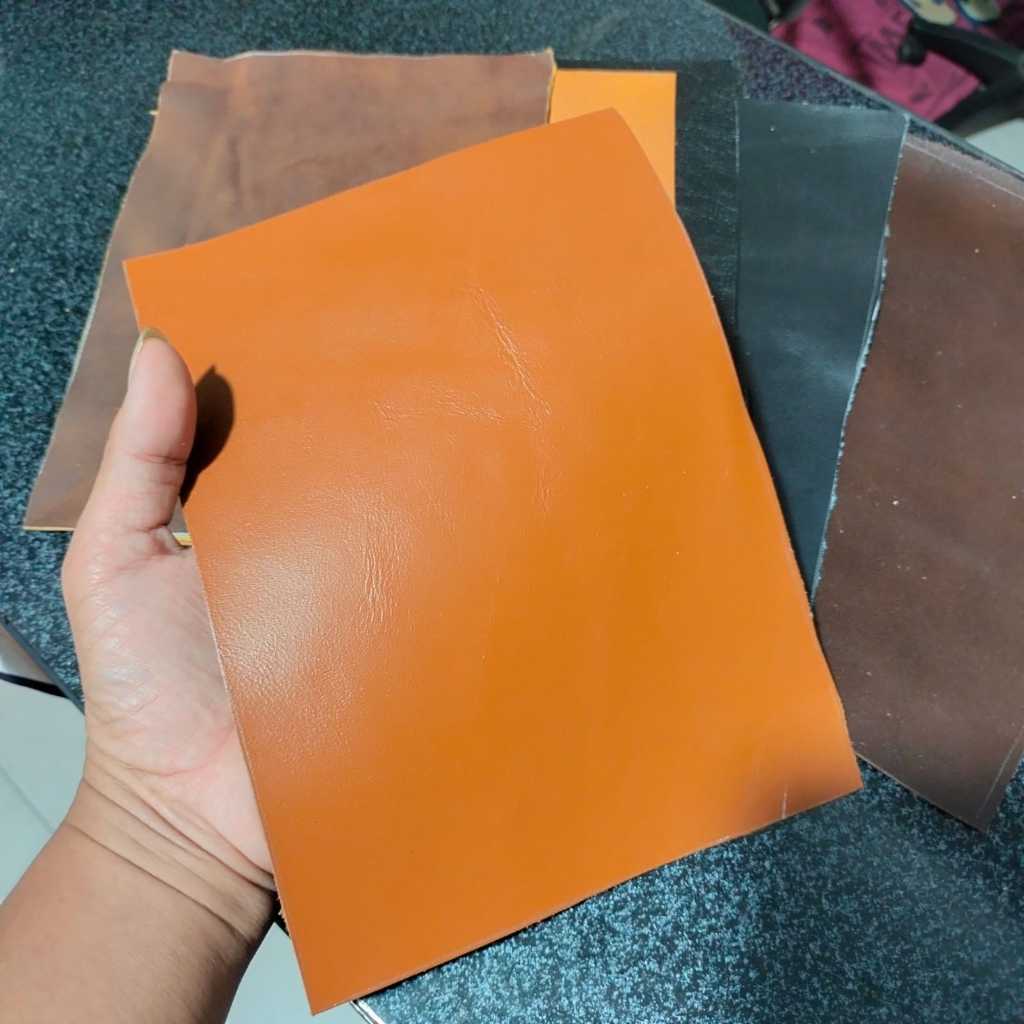 Bahan kulit sapi asli pull up lembaran leather feet