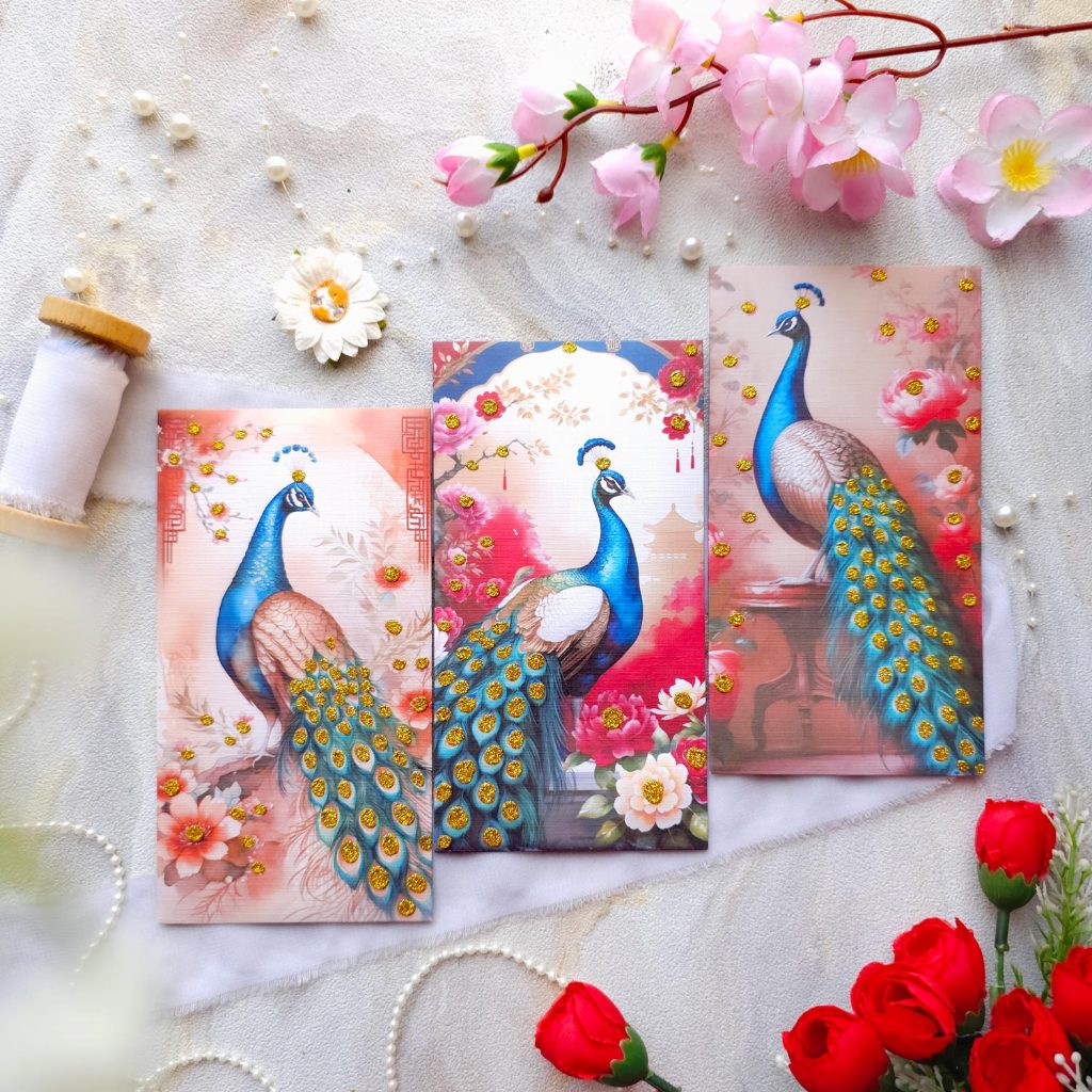 

Angpao Amplop Hongbao Premium Full Flowers peacock polos Amplop Uang untuk All Occasion READY STOK