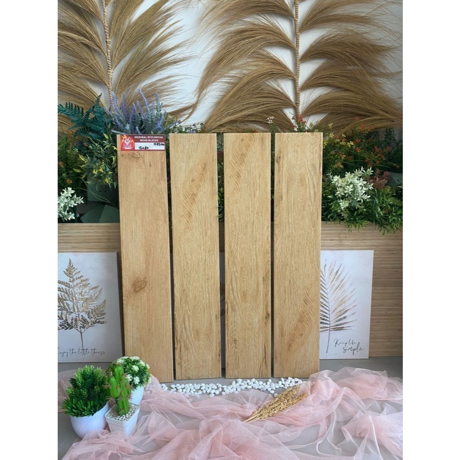 GRANIT 15x80 MOTIF KAYU TORCH 158506 MATTE LANTAI DINDING GRADE KW1