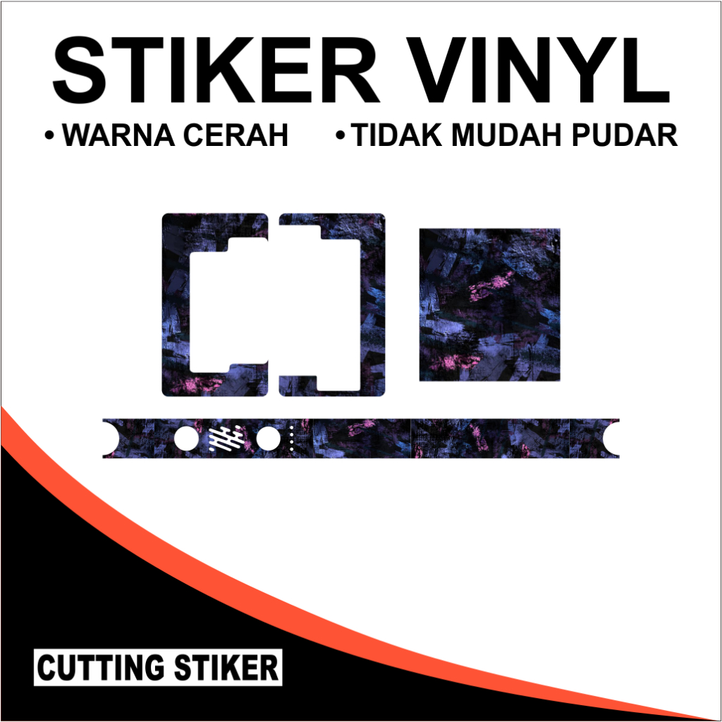 CETAK STIKER VINYL HC 234 LAMINASI DOFF