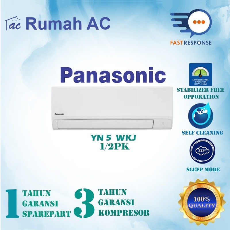 AC Panasonic CS-YN5WKJ Standard 1/2 PK / AC Panasonic 0,5 PK R32-YN5WKJ