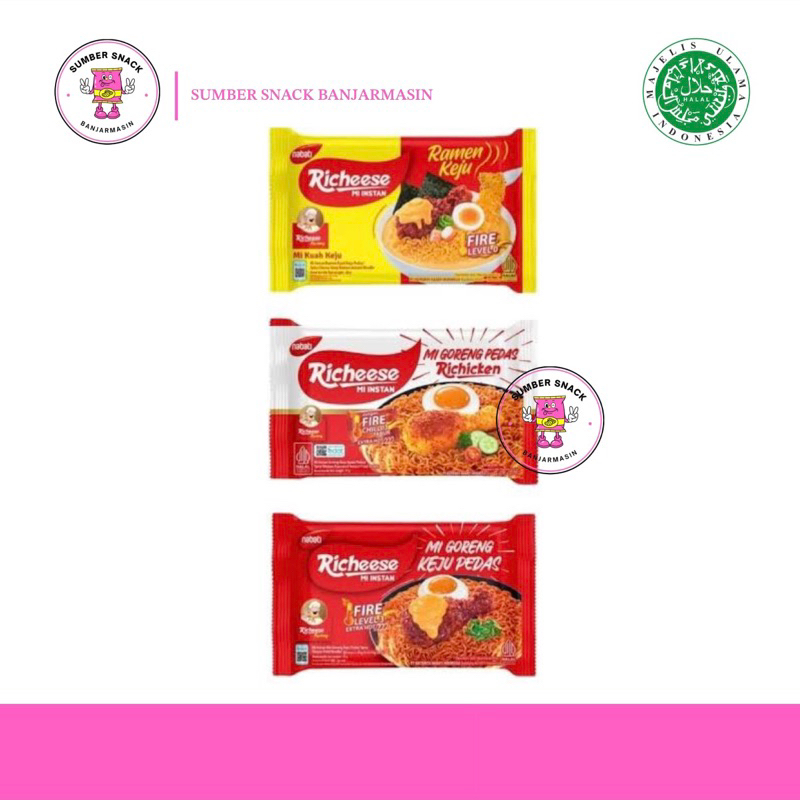 

Richeese Mie Instan (3 Varian)