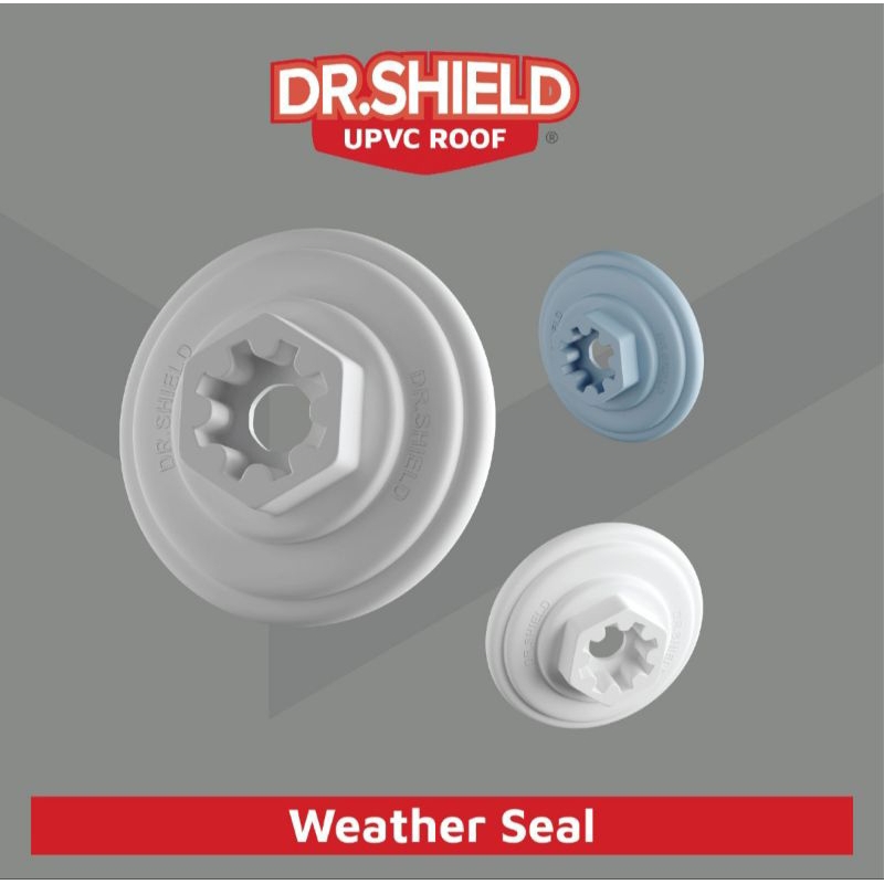 Roof Seal Atap UPVC bulat Dr Shield Weatherseal/Dr Shield aksesoris Weather seal 40pcs/pak/Roof Seal
