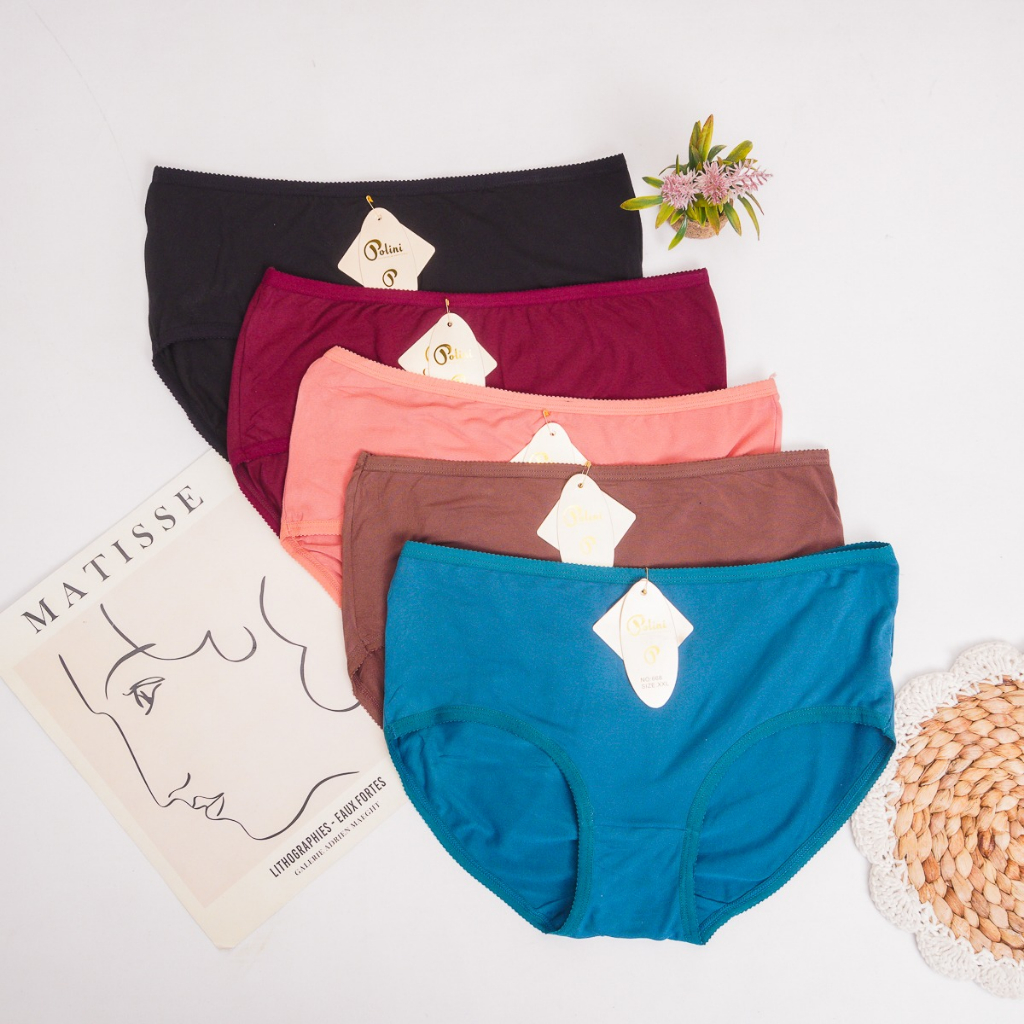 HW -  Celana Dalam Wanita Anti Slip CD Wanita Kualitas Premium Super Soft POLINI 668