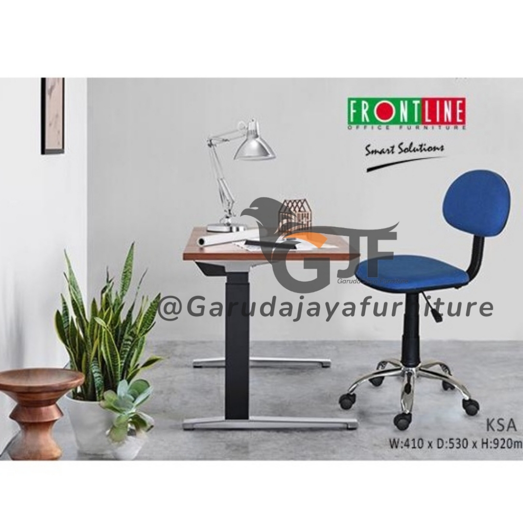 KURSI KERJA SEKRETARIS/KURSI KANTOR.KURSI SEKRERTARIS PUTAR TANPA TANGAN/KURSI KERJA/KURSI BELAJAR/K