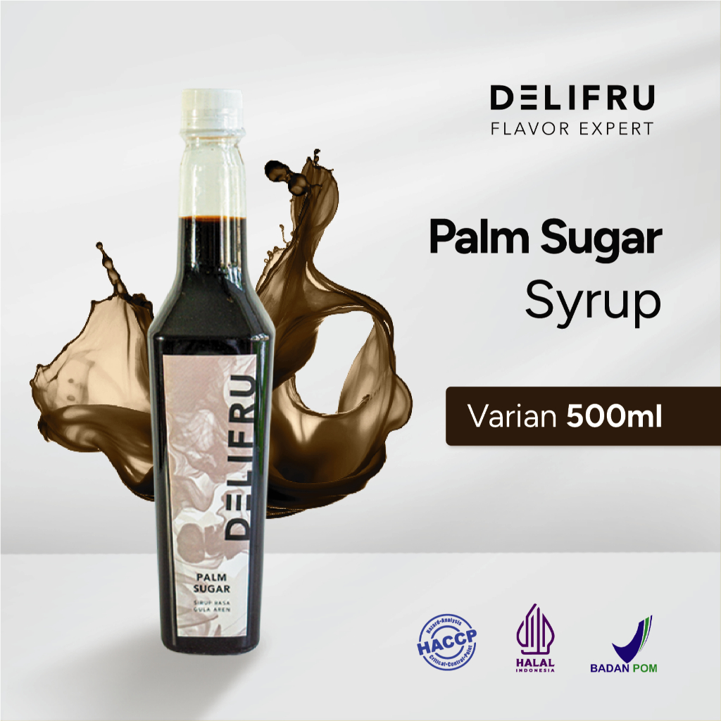 Delifru Palm Sugar Syrup 500 ml - Sirup Gula Aren / Palem