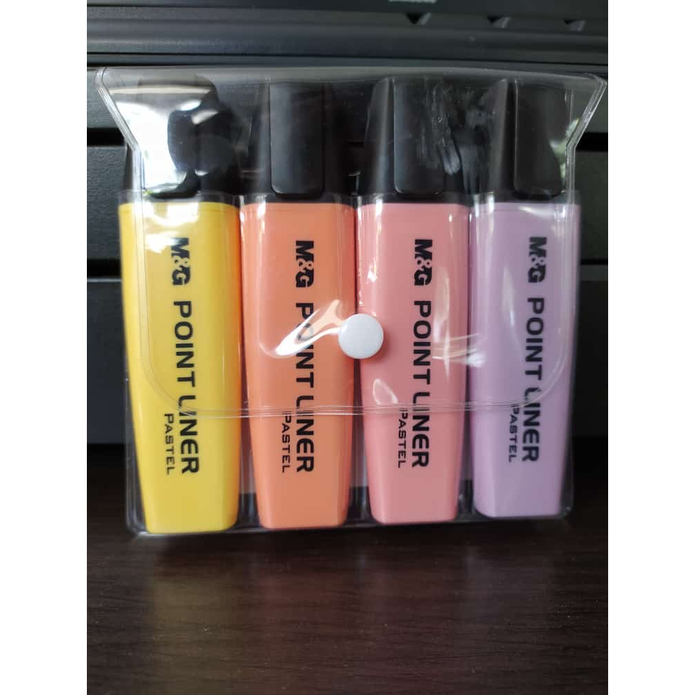 

M&G HIGHLIGHTER SET 4 WARNA PASTEL