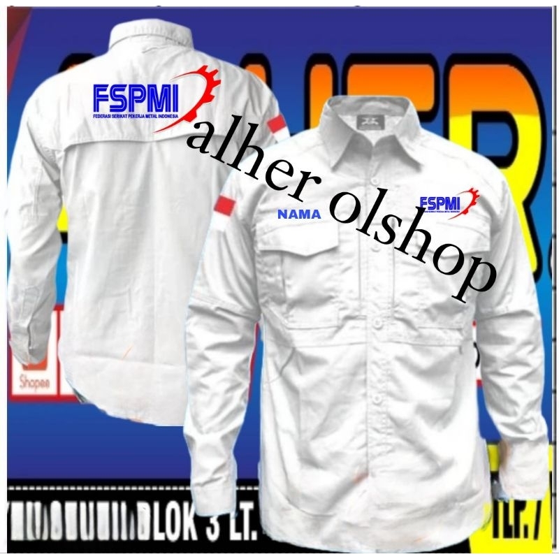 kemeja tactical FSPMI kemeja FSPMI baju FSPMI Pdh FSPMI kemeja kerja FSPMI baju kerja FSPMI pdh SPSI